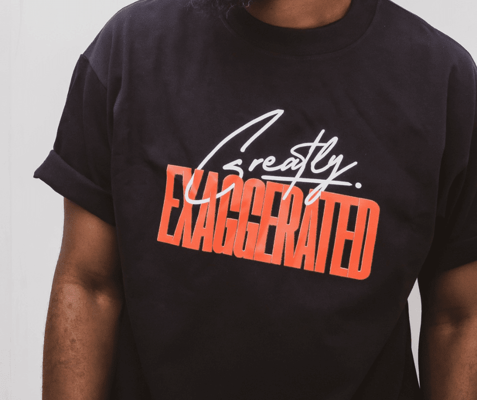 Greatly Exaggerated Cursive Tee